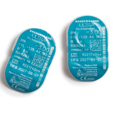 Bausch & Lomb, Ultra, Toric (2 Lenses)